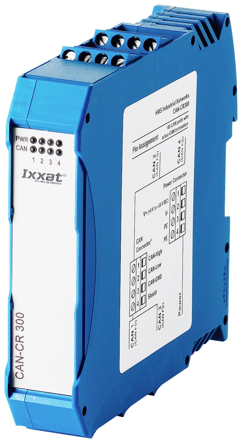 Ixxat 1.01.0210.40000 CAN-CR300 CAN/CAN-FD Repeater 1 St.