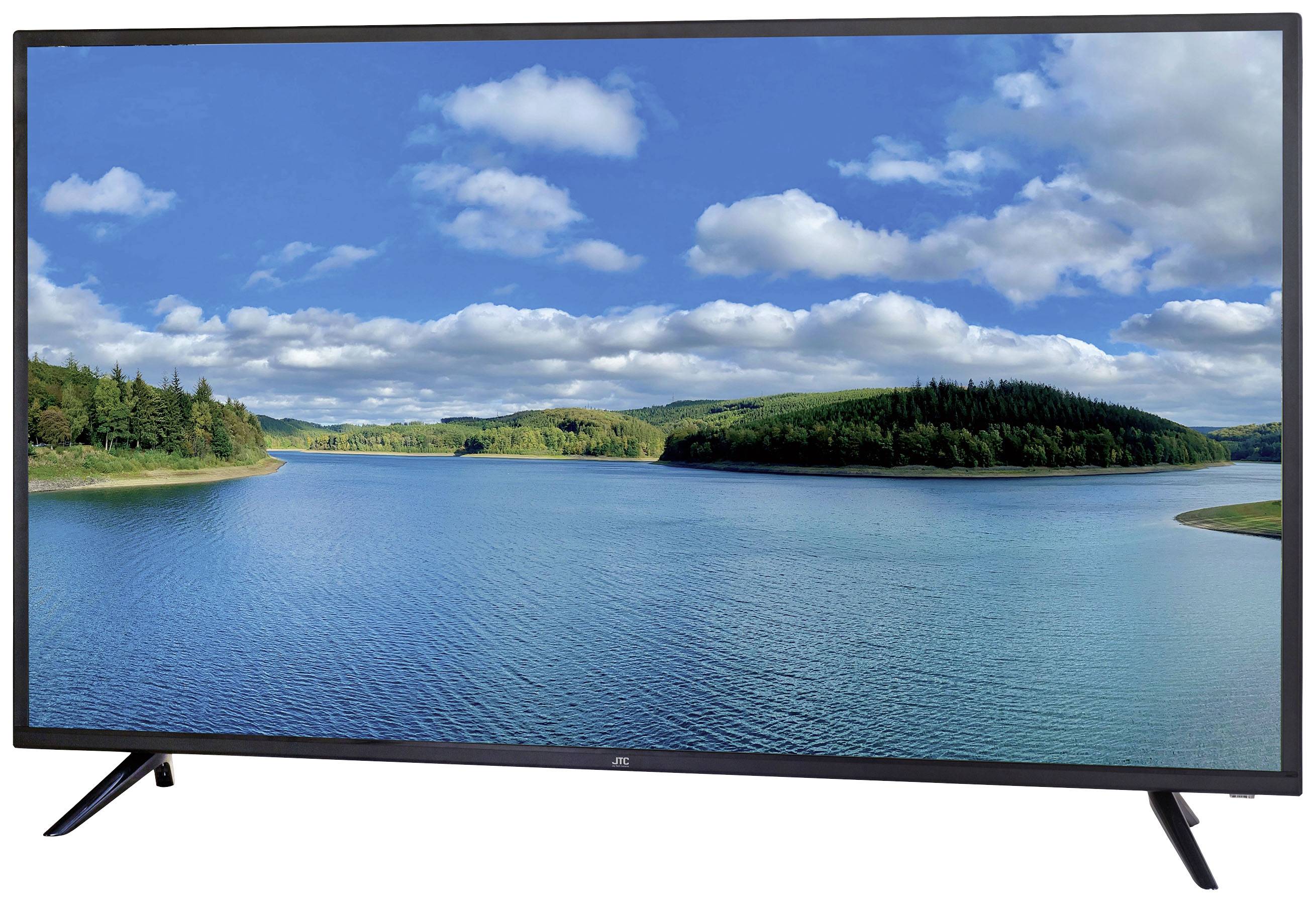 JTC S43U4354J LED-TV 108 cm 43 Zoll EEK G (A - G) DVB-T2, DVB-C, DVB-S, UHD, Smart TV, WLAN, CI+ Schwarz