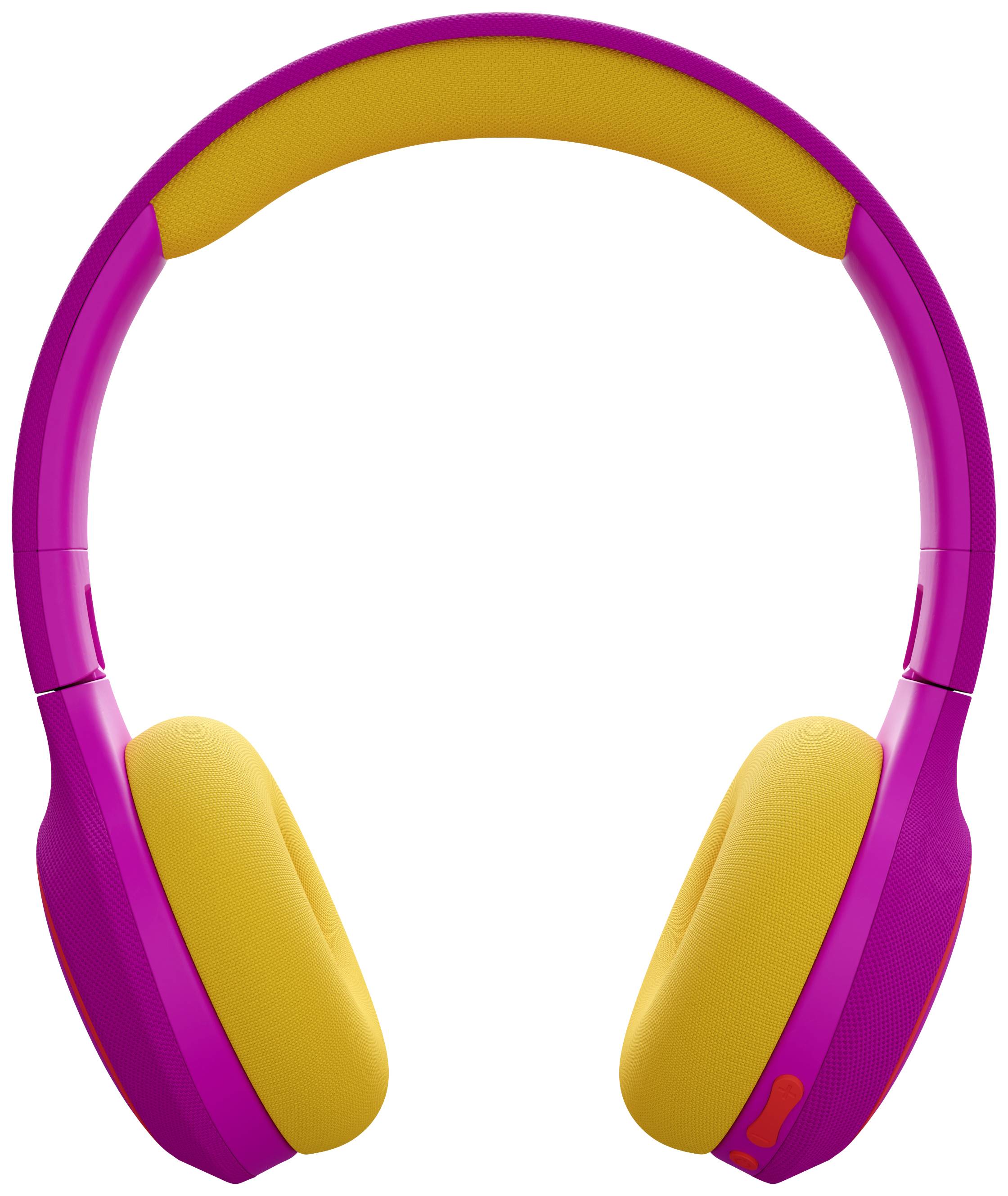 Tiger Media tigerbuddies On Ear Kopfhörer Bluetooth®, kabelgebunden Stereo Crazy Pink Lautstärkebegrenzung, Lautstärkeregelung, Faltbar Kinder