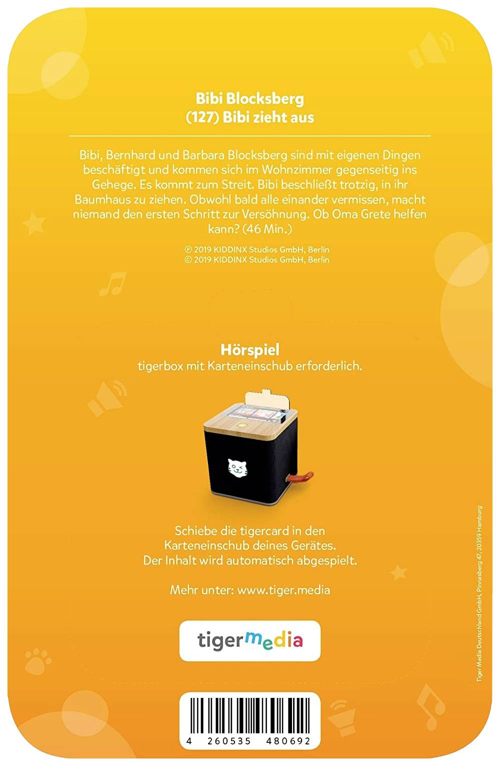 Tiger Media tigermedia 4141 tigercard Bibi Blocksberg-Folge 127: Bibi zieht aus 4141 tigercard Blocksberg-Folge 127: Bibi zieht aus