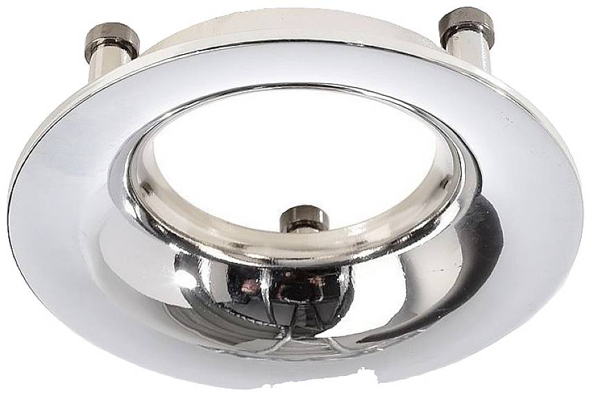 Deko Light 930341 Reflektor Ring Chrom für Serie Uni II Hochvolt-Schienensystem-Komponente Reflektor 3phasig Silber