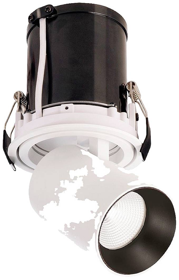 Deko Light 930302 Reflektor Ring Schwarz für Serie Klara / Nihal Mini / Rigel Mini / Can Hochvolt-Schienensystem-Komponente