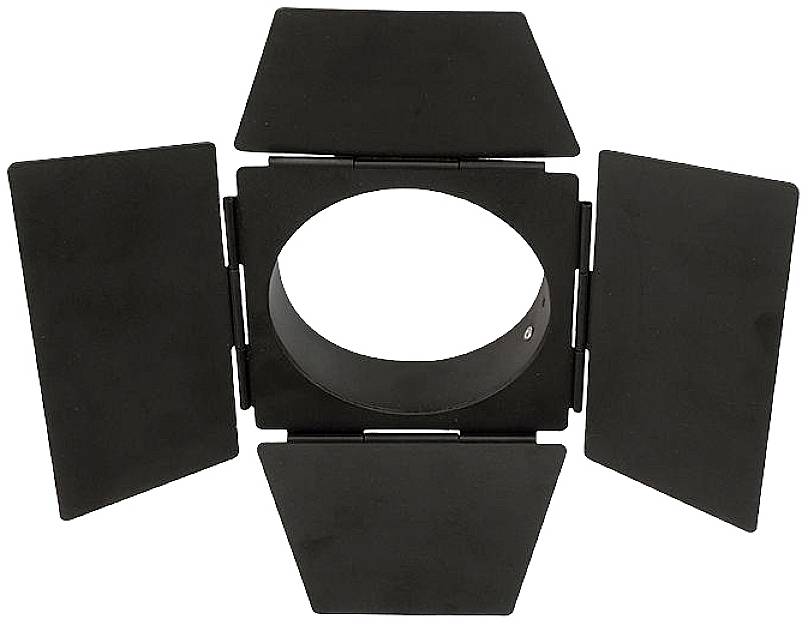 Deko Light 930211 Torblende schwarz, Luna 20/30 Hochvolt-Schienensystem-Komponente Aufsatz 3phasig Schwarz