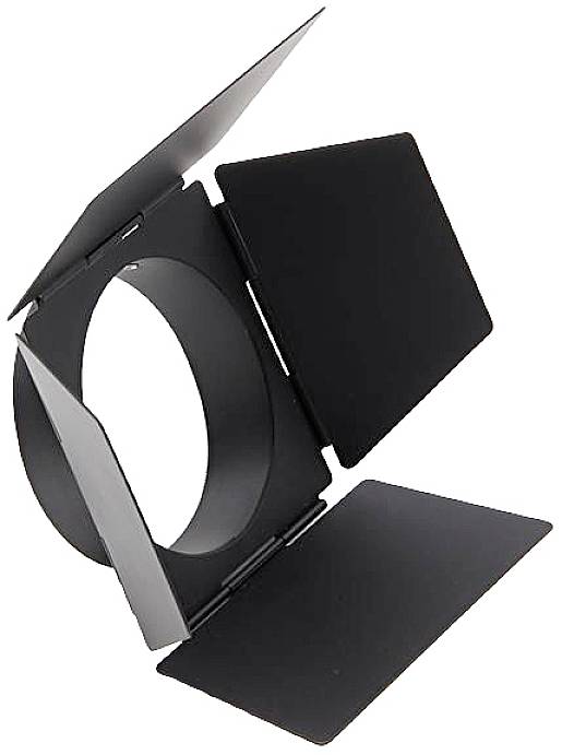 Deko Light 930211 Torblende schwarz, Luna 20/30 Hochvolt-Schienensystem-Komponente Aufsatz 3phasig Schwarz