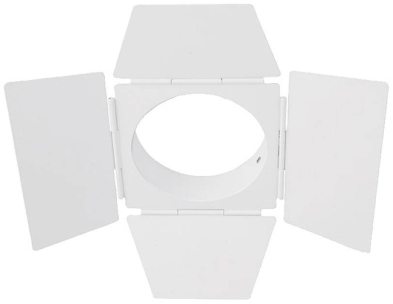 Deko Light 930210 Torblende weiß, Luna 20/30 Hochvolt-Schienensystem-Komponente Aufsatz 3phasig Weiß