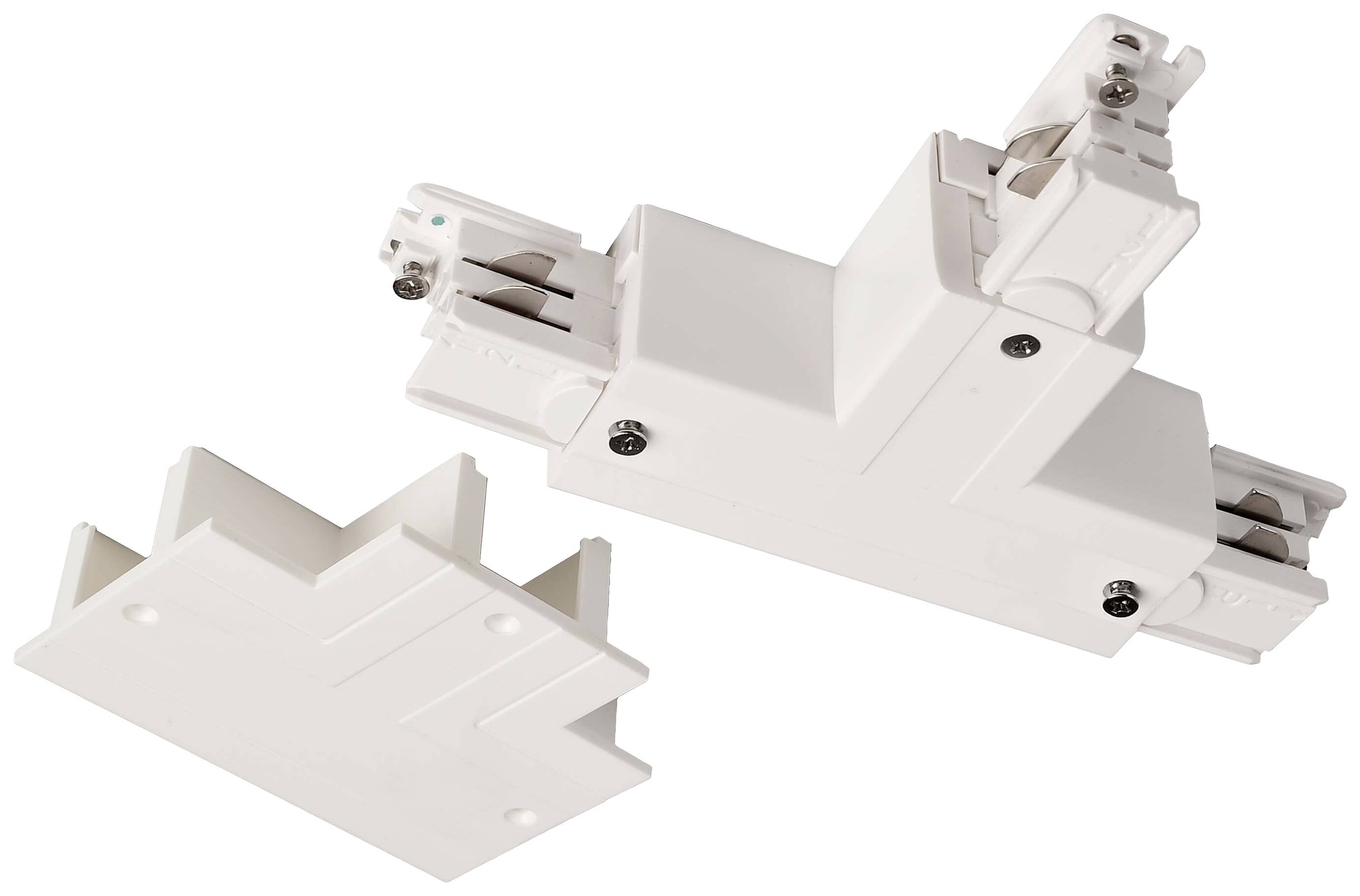 Deko Light 710093 D Line Abdeckblende T-Verbinder Hochvolt-Schienensystem-Komponente Stromschiene 3phasig Weiß