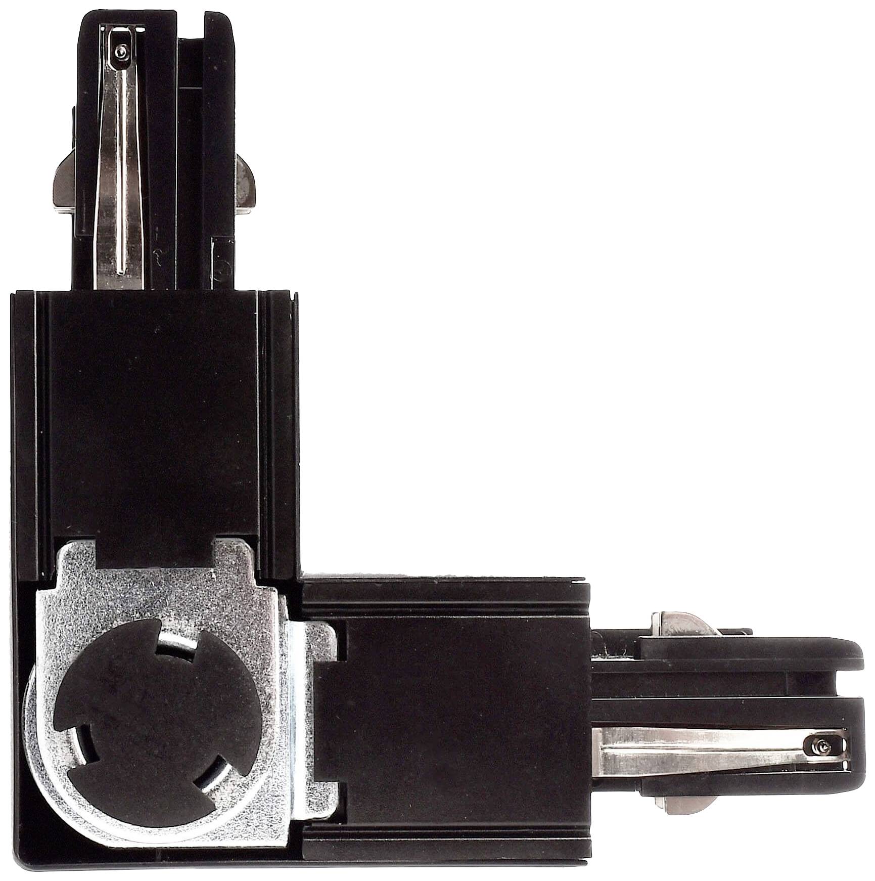 Deko Light 710038 D Line 90°-Verbinder links-rechts mit Wechselmechanik Hochvolt-Schienensystem-Komponente Stromschiene 3phasig