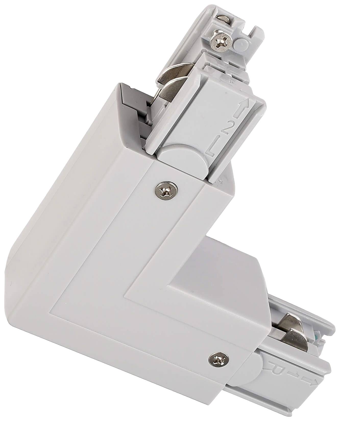 Deko Light 710037 D Line 90°-Verbinder links-rechts mit Wechselmechanik Hochvolt-Schienensystem-Komponente Stromschiene 3phasig