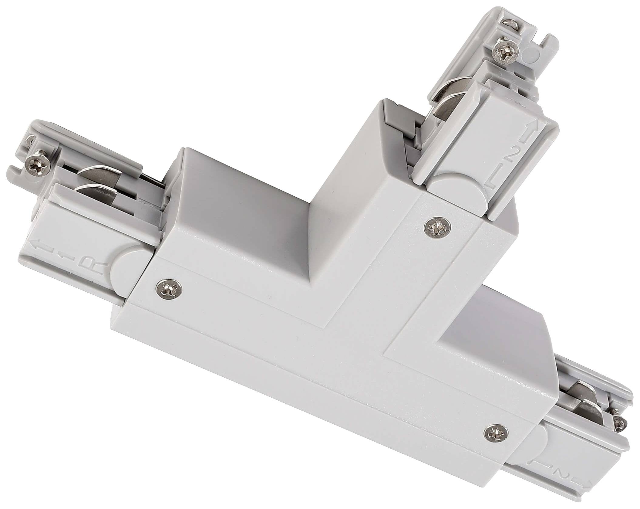 Deko Light 710028 D Line T-Verbinder links-links-rechts mit Wechselmechanik Hochvolt-Schienensystem-Komponente Stromschiene