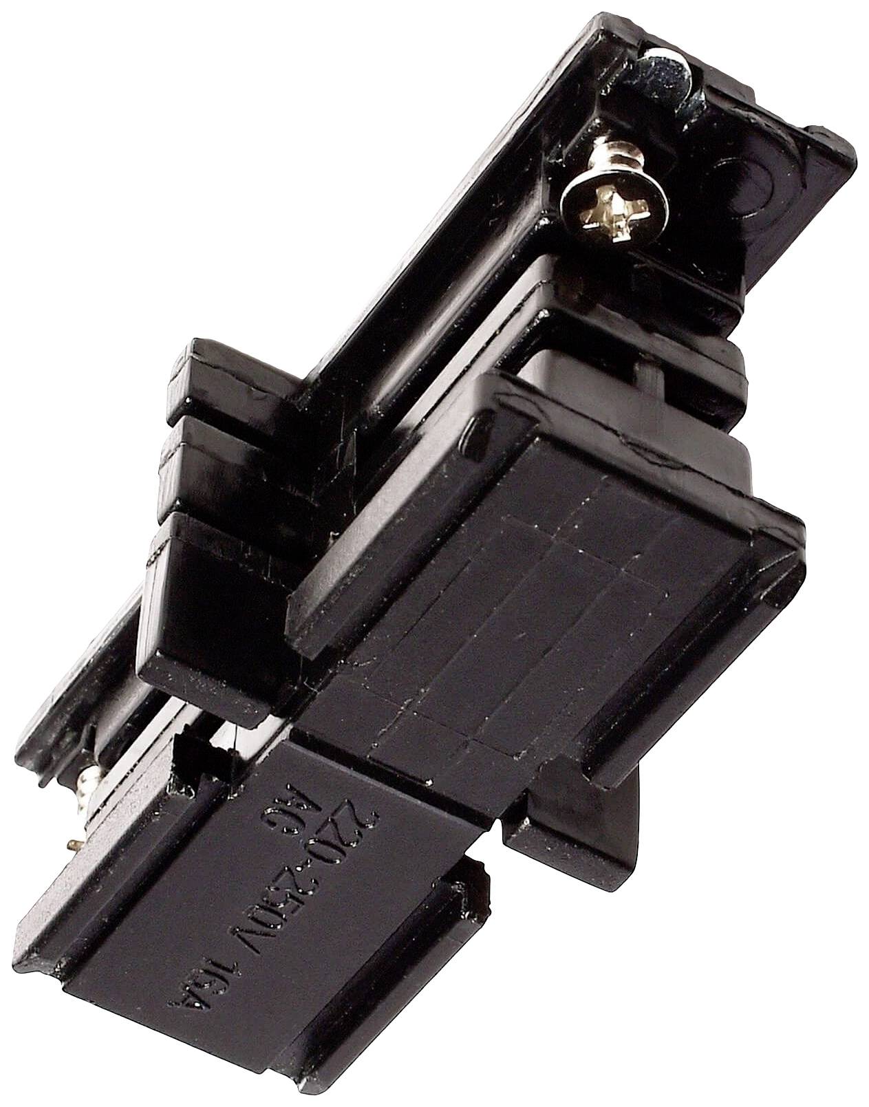 Deko Light 710020 D Line mechanischer Verbinder Hochvolt-Schienensystem-Komponente Stromschiene 3phasig Schwarz