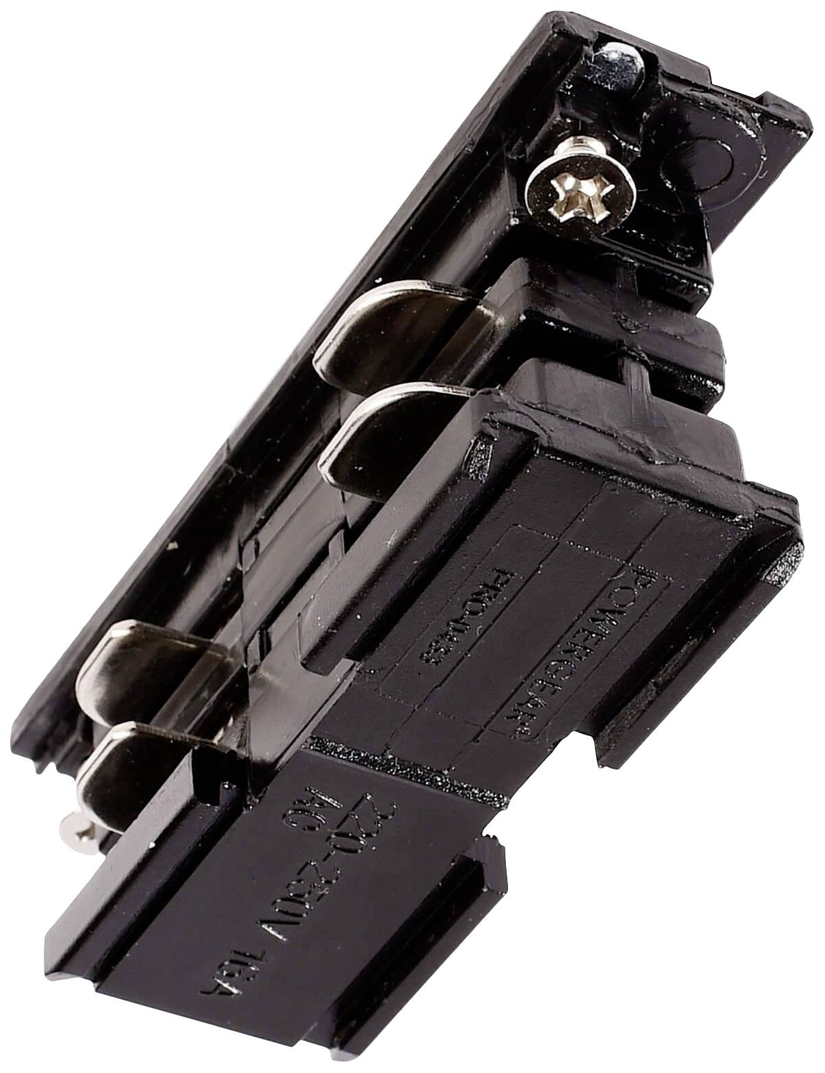 Deko Light 710017 D Line elektrischer Verbinder Hochvolt-Schienensystem-Komponente Stromschiene 3phasig Schwarz