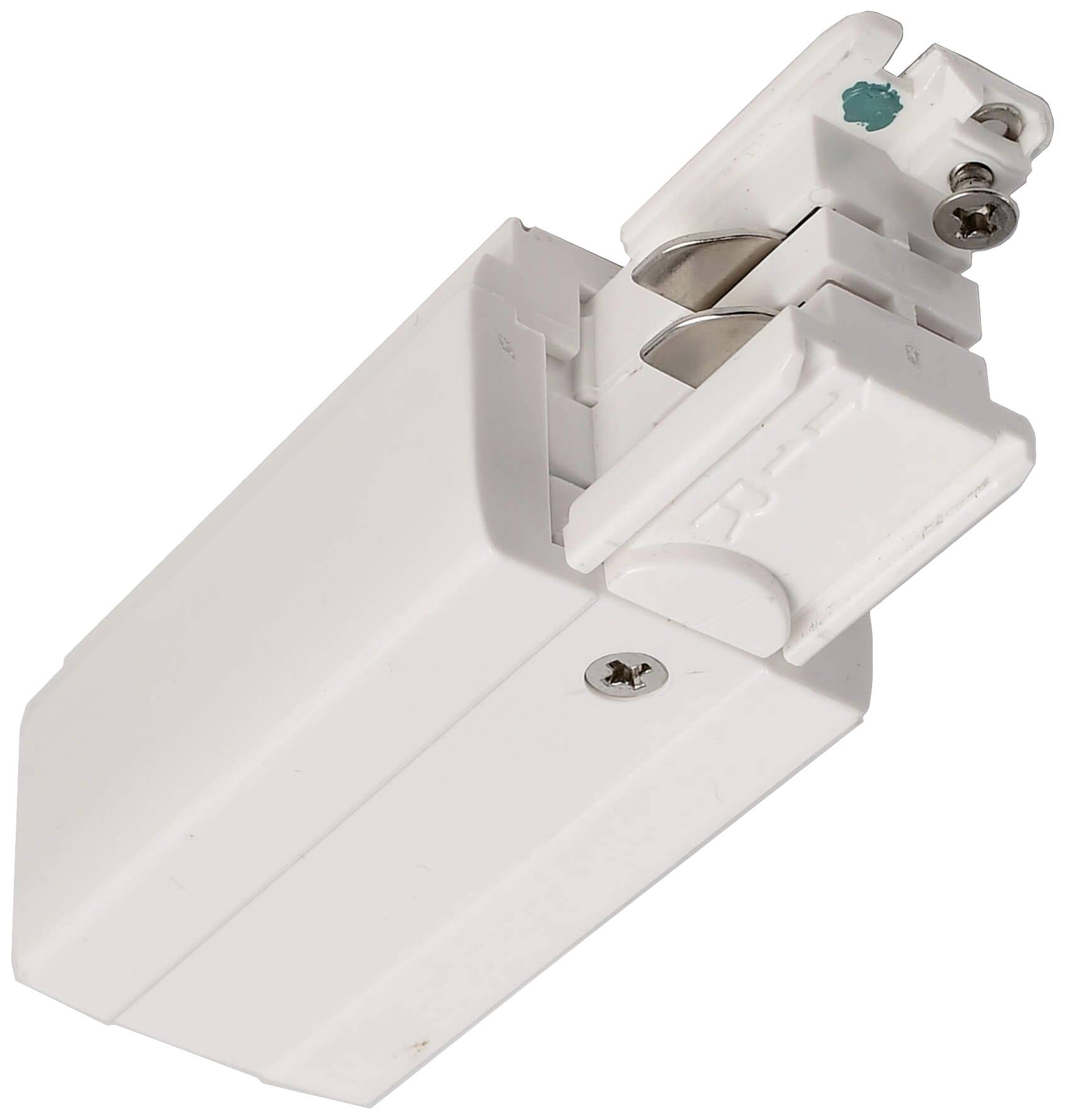 Deko Light 710012 D Line elektrischer Einspeiser rechts Hochvolt-Schienensystem-Komponente Stromschiene 3phasig Weiß