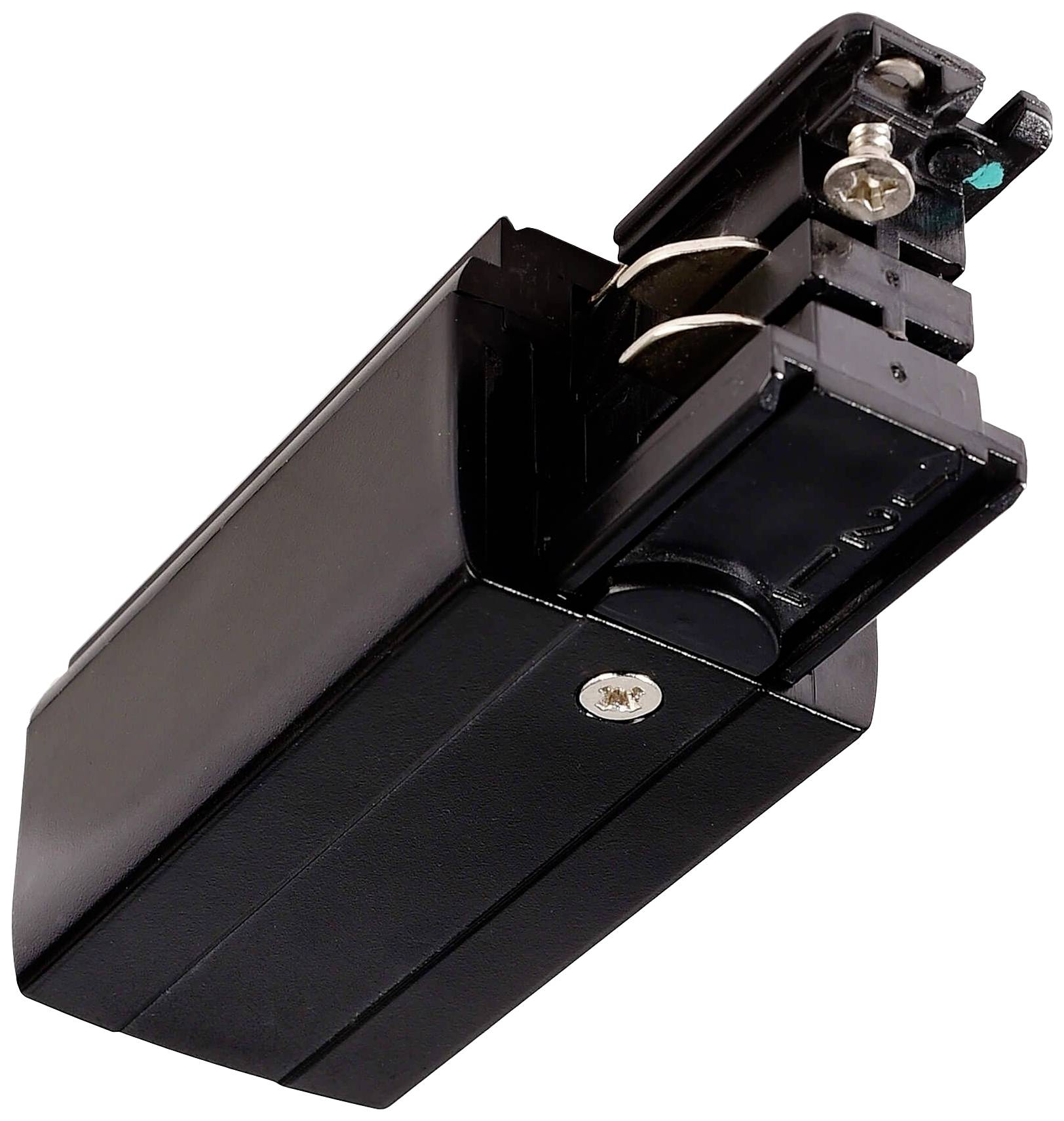 Deko Light 710011 D Line elektrischer Einspeiser links Hochvolt-Schienensystem-Komponente Stromschiene 3phasig Schwarz