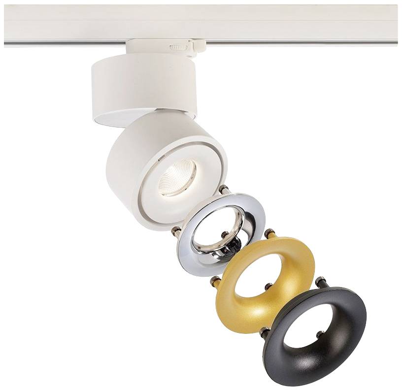Deko Light Uni II LED-Schienenstrahler 3phasig 17W LED EEK: G (A - G) Weiß