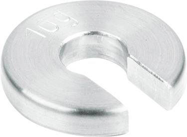 Kern 347-045 Prüfgewicht 347-045, OIML-Klasse M1, Nennwert 10 g, Edelstahl feingedreht