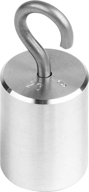 Kern 347-056 Prüfgewicht 347-056, OIML-Klasse M1, Nennwert 20 g, Edelstahl feingedreht