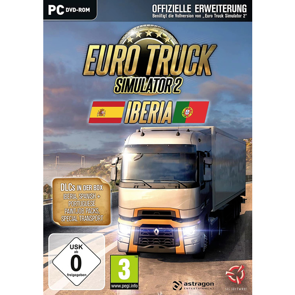 Euro Truck Simulator 2: Iberia DLC PC USK: 0, ASTRAGON