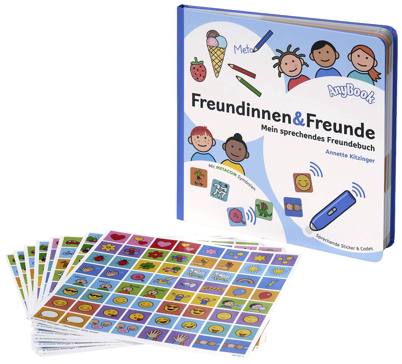 Millennium Anybook Zubehör-Set Freundebuch M772 Deutsch 1St.