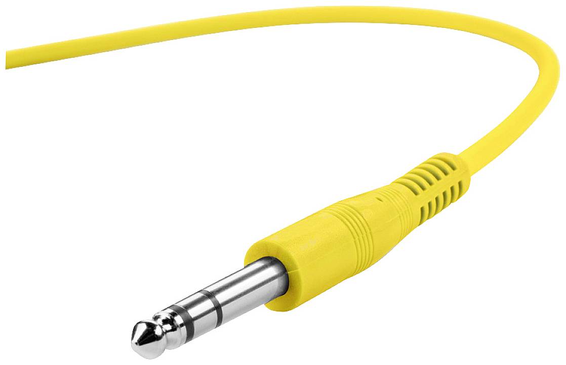 Adam Hall K3BVV0015SET Klinke Audio Anschlusskabel [6x Klinkenstecker 6.3mm (stereo) - 6x Klinkenstecker 6.3mm (stereo)] 0.15m