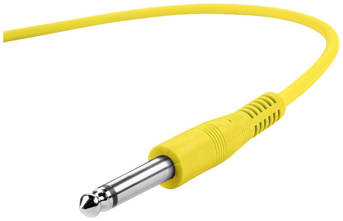 Adam Hall K3IPP0060SET Klinke Audio Anschlusskabel [6x Klinkenstecker 6.3mm (mono) - 6x Klinkenstecker 6.3mm (mono)] 0.60m Weiß