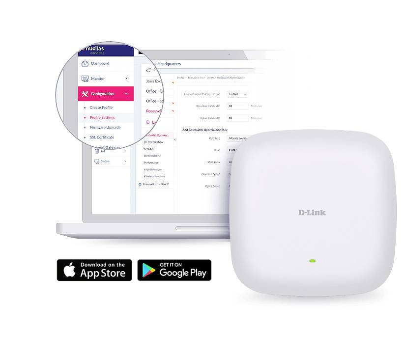 D-LINK - Nuclias Connect DAP-X2850 - Accesspoint - 2 Anschlüsse