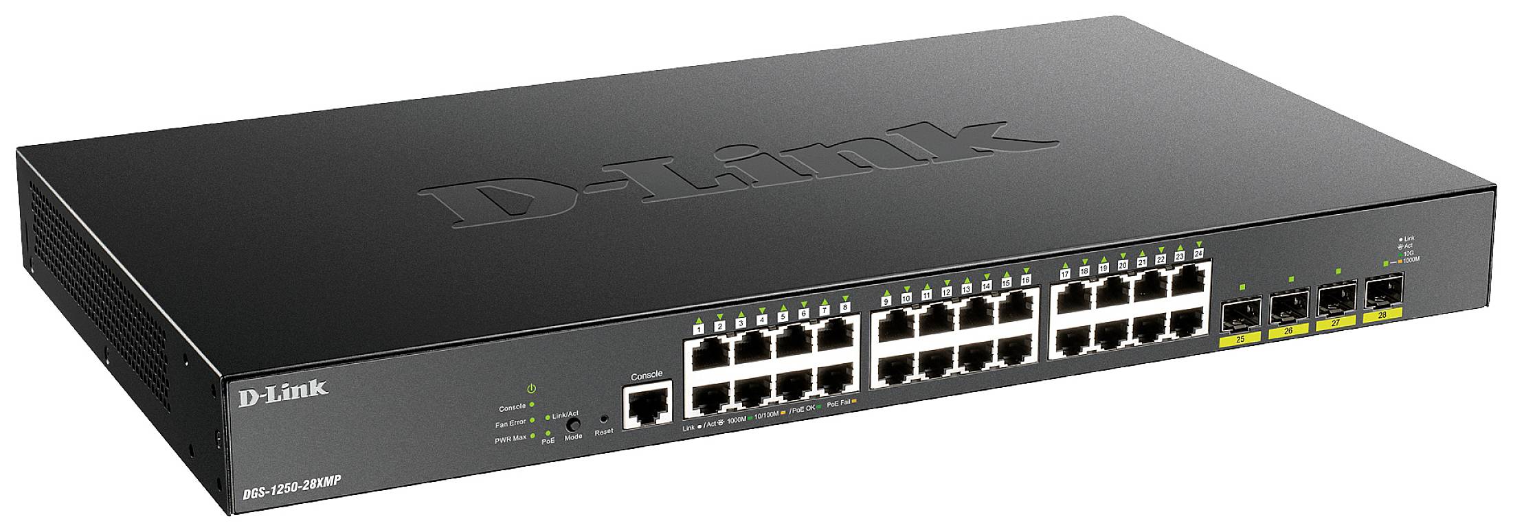 D-Link DGS-1250-28XMP Netzwerk Switch 28 Port 1 GBit/s