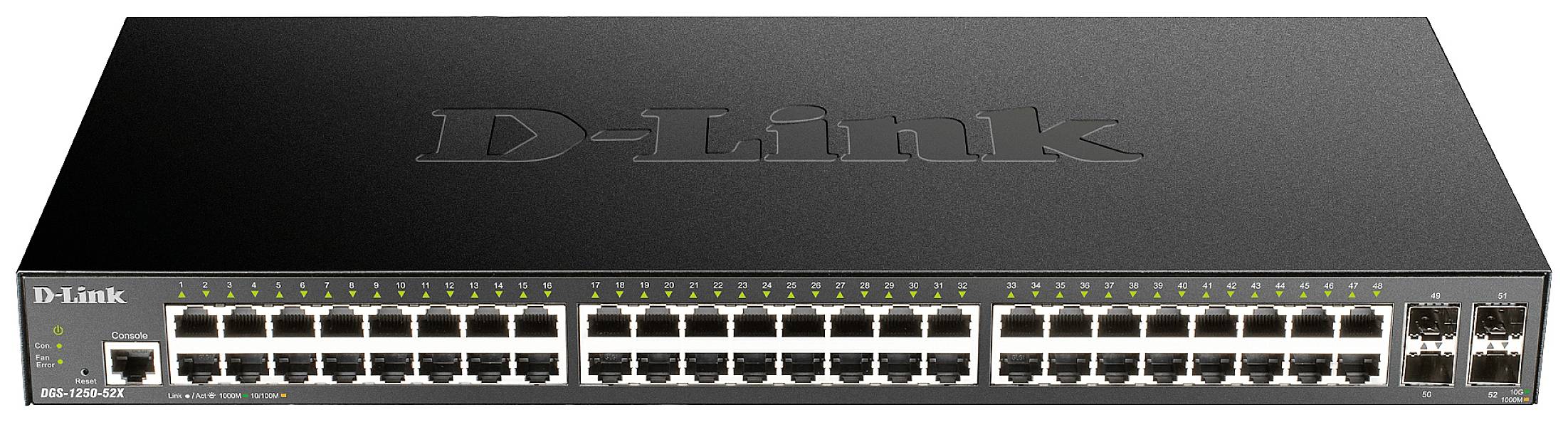 D-Link DGS-1250-52X Netzwerk Switch 52 Port 1 GBit/s