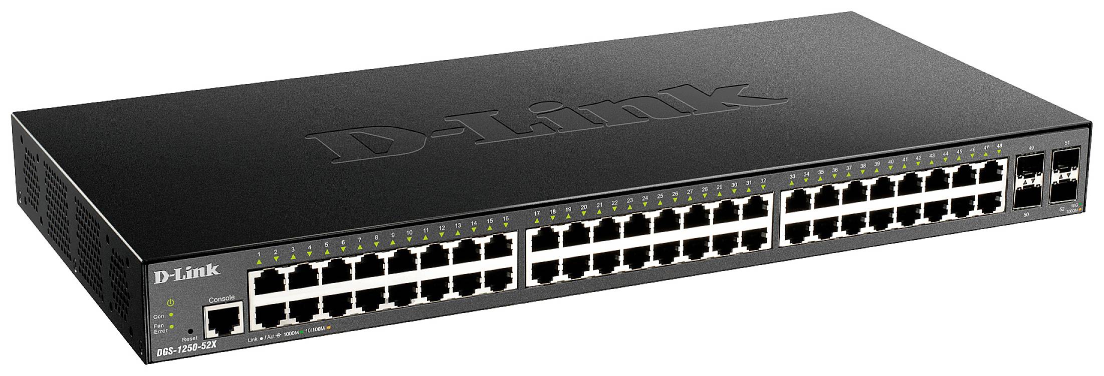 D-Link DGS-1250-52X Netzwerk Switch 52 Port 1 GBit/s