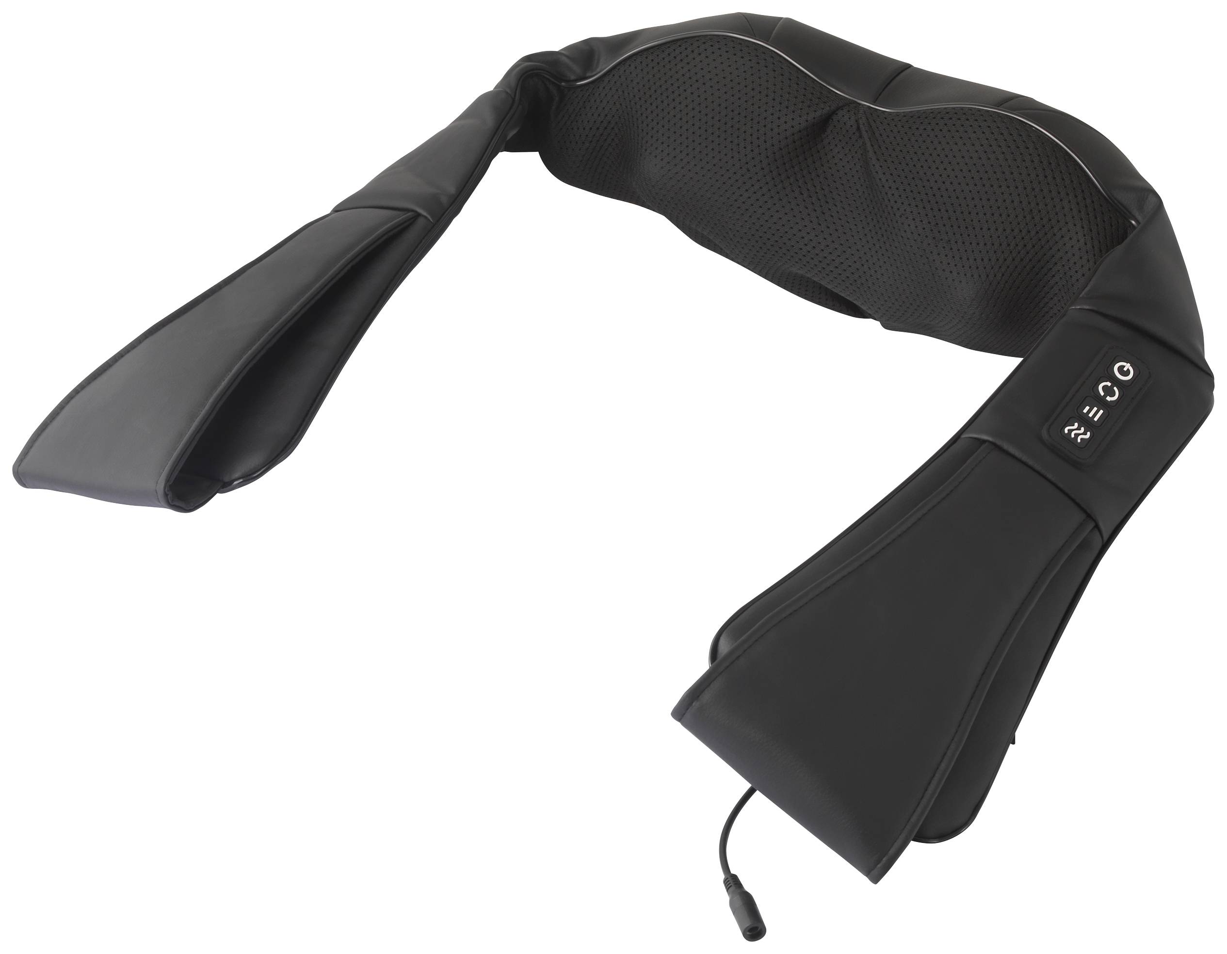 Shiatsu Nackenmassagegerät 24W Schwarz