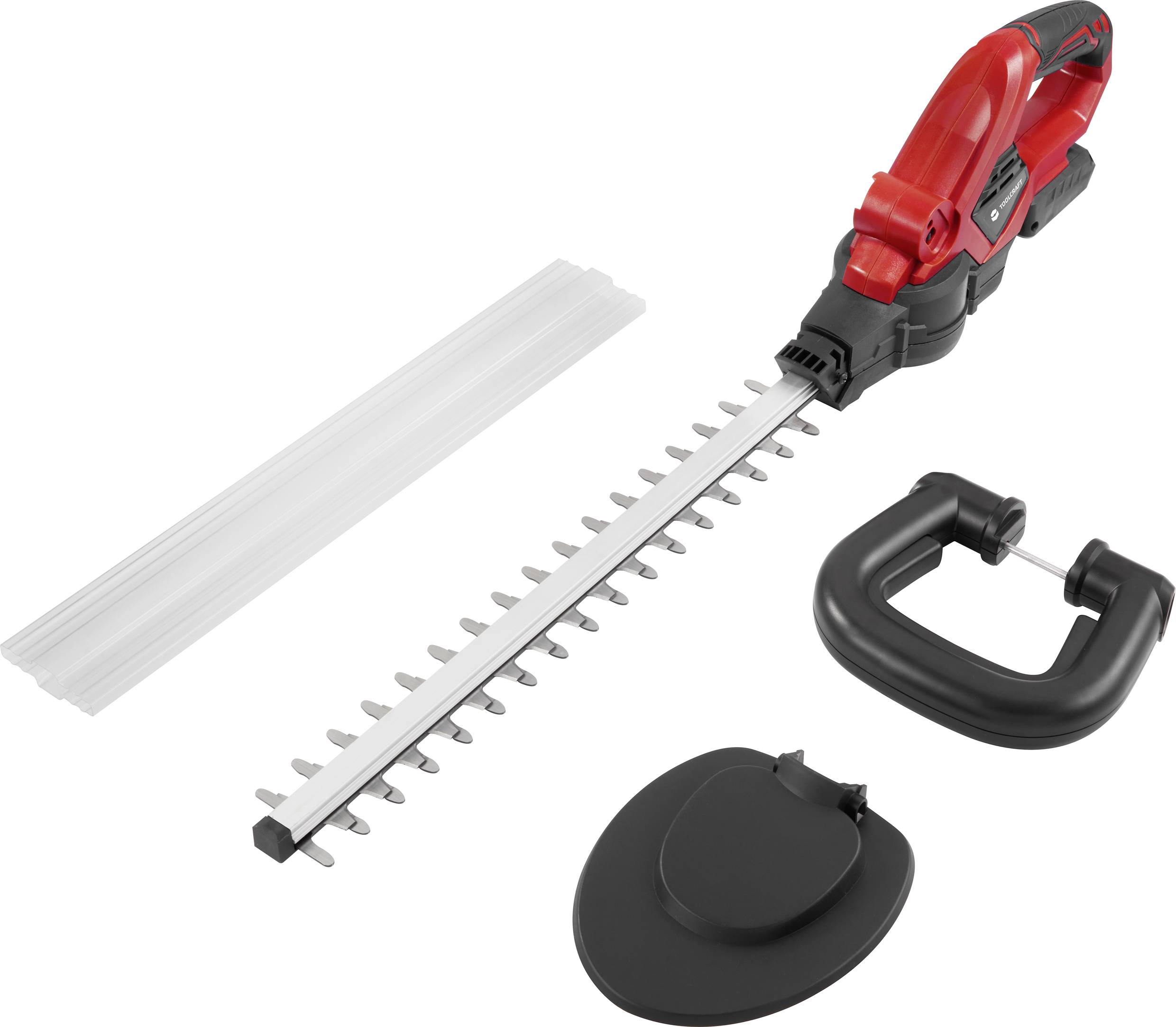 TOOLCRAFT Akku Heckenschere ohne Akku 20V Li-Ion 410mm