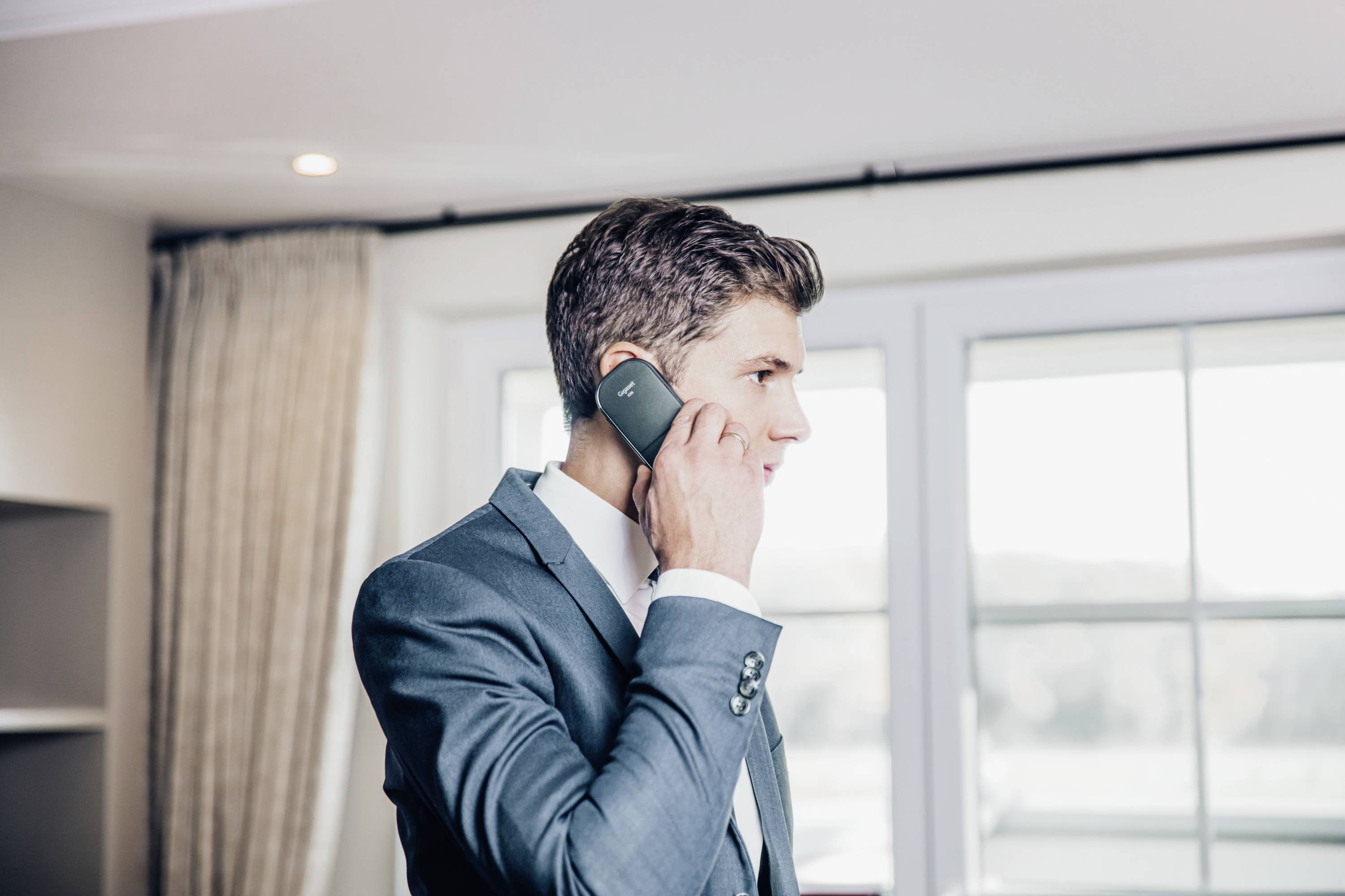 Gigaset ION Konferenzlautsprecher Geeignet für z.B. Microsoft Teams, Zoom USB-C® Grau