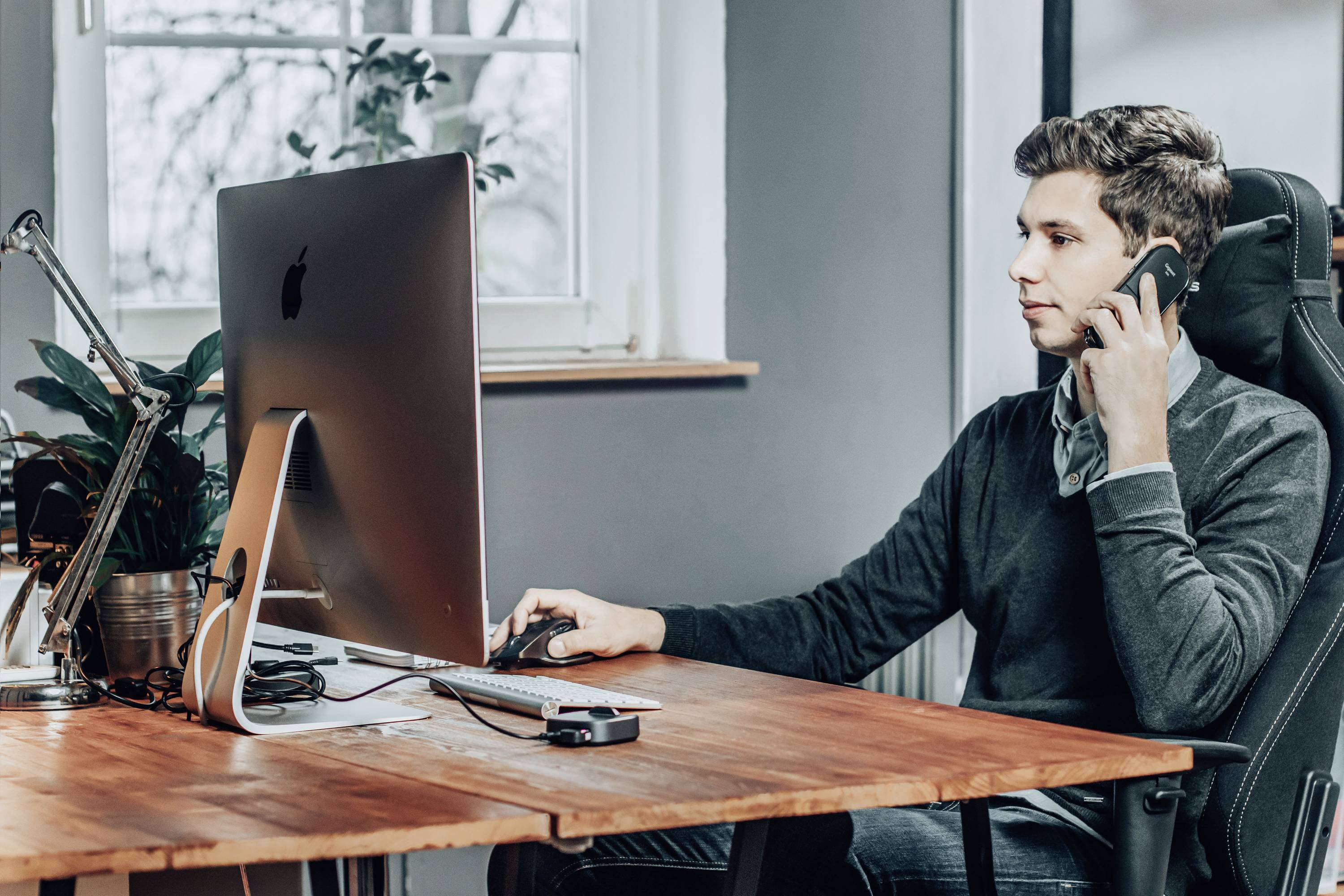 Gigaset ION Konferenzlautsprecher Geeignet für z.B. Microsoft Teams, Zoom USB-C® Grau
