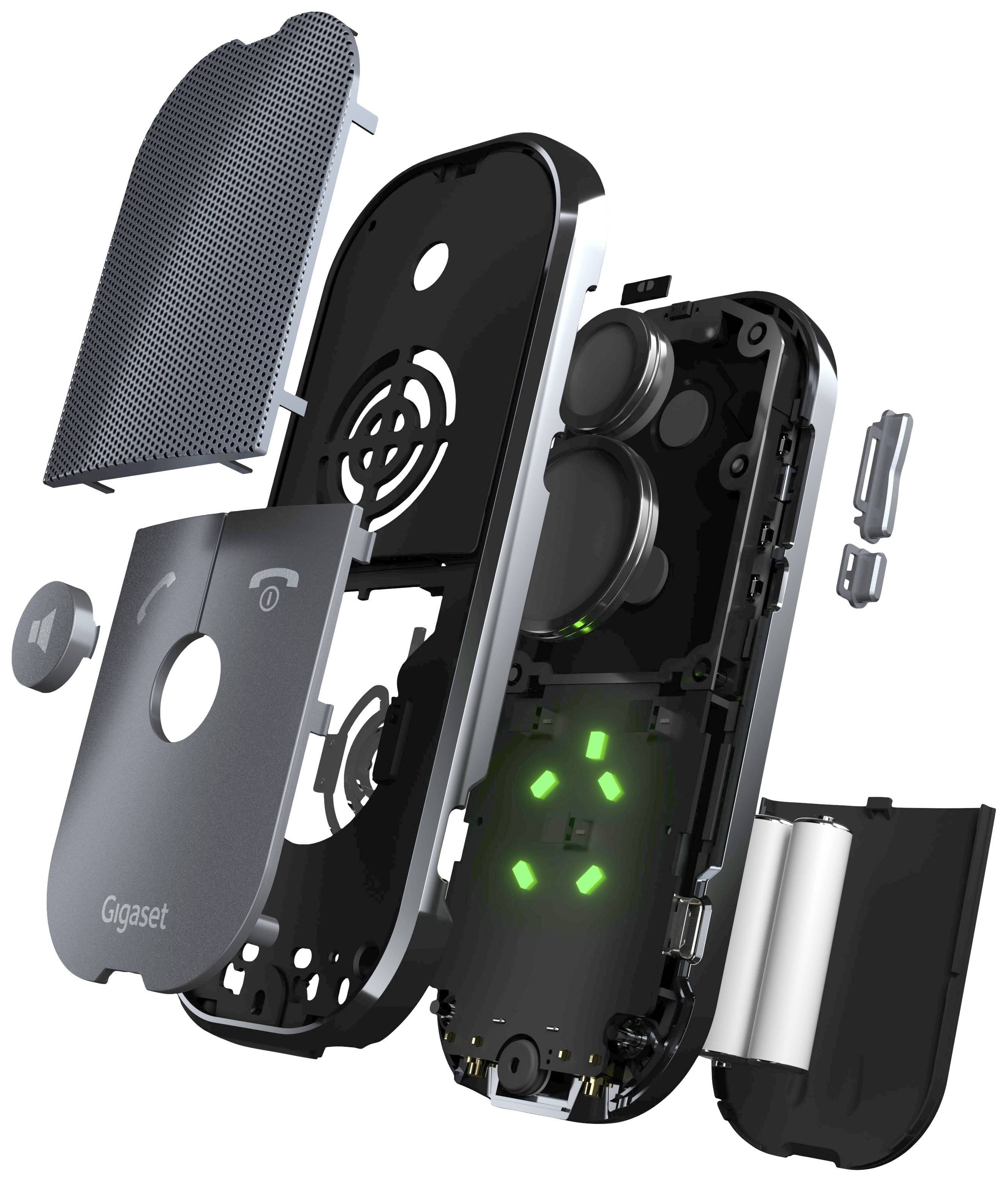 Gigaset ION Konferenzlautsprecher Geeignet für z.B. Microsoft Teams, Zoom USB-C® Grau