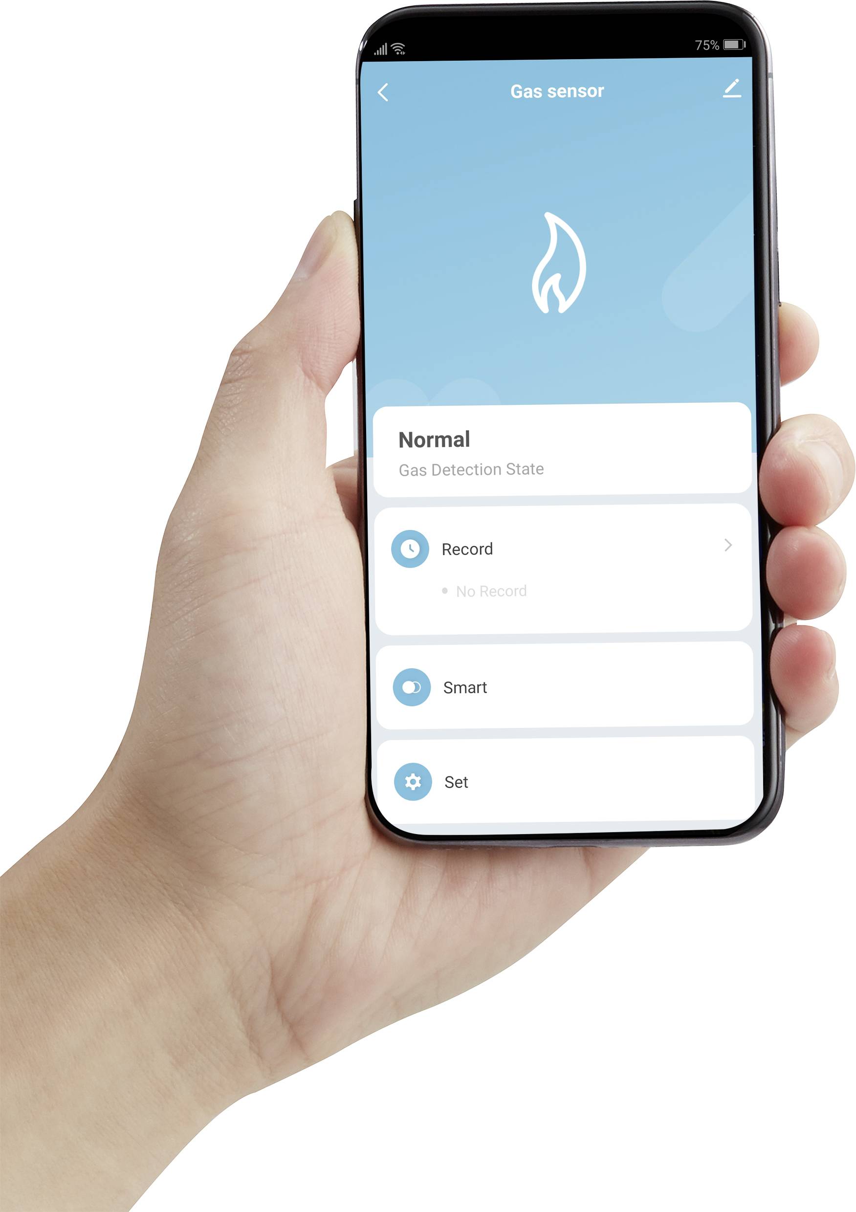 Sygonix Gasmelder mit App-Steuerung netzbetrieben detektiert Methan