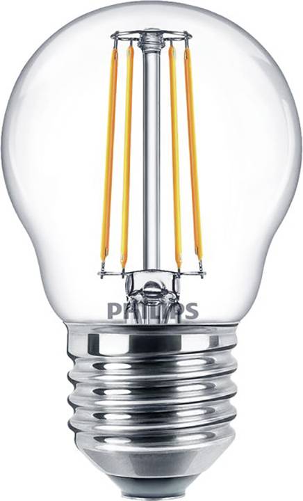 Philips LED 34732800 LED EEK F (A - G) E27 Tropfenform 4.3W = 40W Warmweiß (Ø x L) 45mm x 80mm 1St.