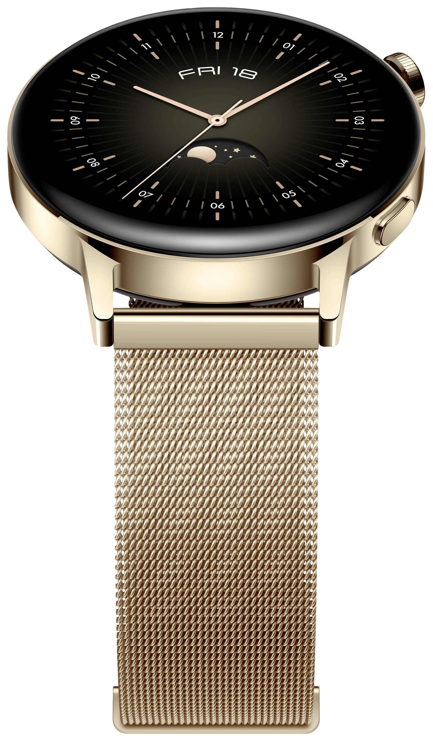HUAWEI Watch GT3 Fitness-Tracker 42 mm Uni Stahl, Gold