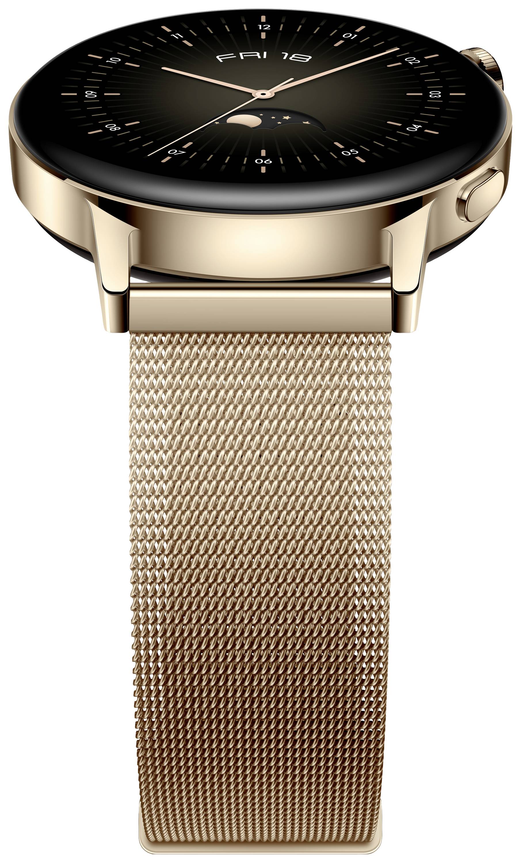 HUAWEI Watch GT3 Fitness-Tracker 42 mm Uni Stahl, Gold