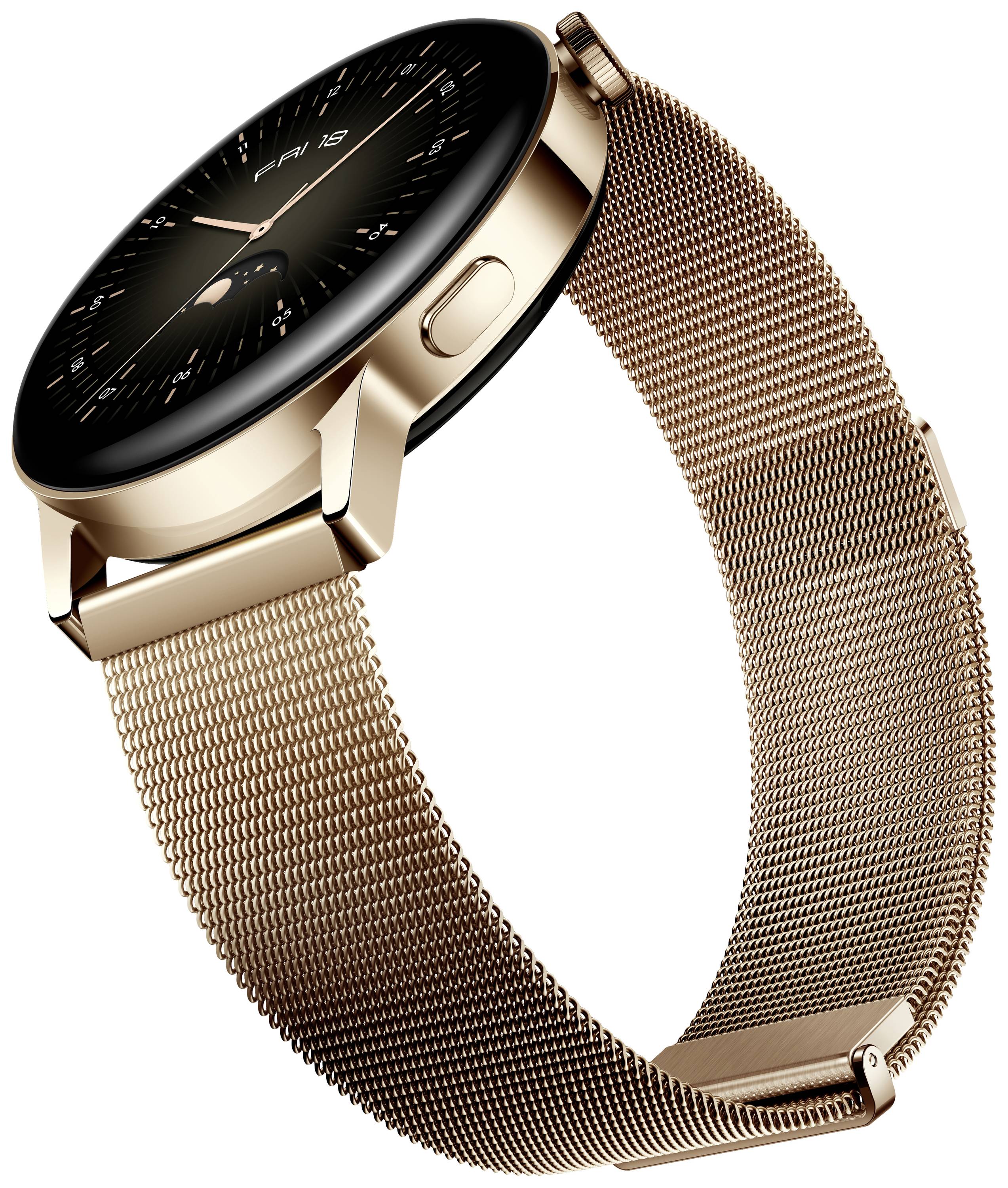HUAWEI Watch GT3 Fitness-Tracker 42 mm Uni Stahl, Gold