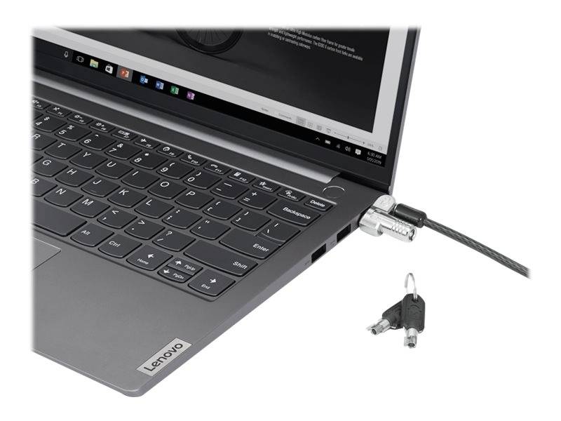 Lenovo Laptop Schloss Schlüsselschloss inkl. 2 Schlüssel 1800 mm NanoSaver MasterKey