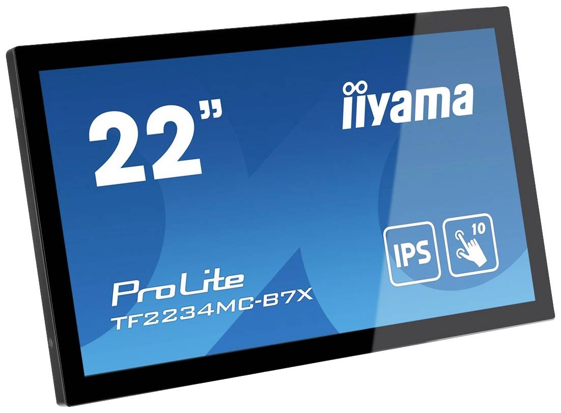 Iiyama ProLite TF2234MC-B7X LCD-Monitor EEK F (A - G) 54.6cm (21.5 Zoll) 1920 x 1080 Pixel 16:9 8 ms HDMI®, DisplayPort, VGA, USB