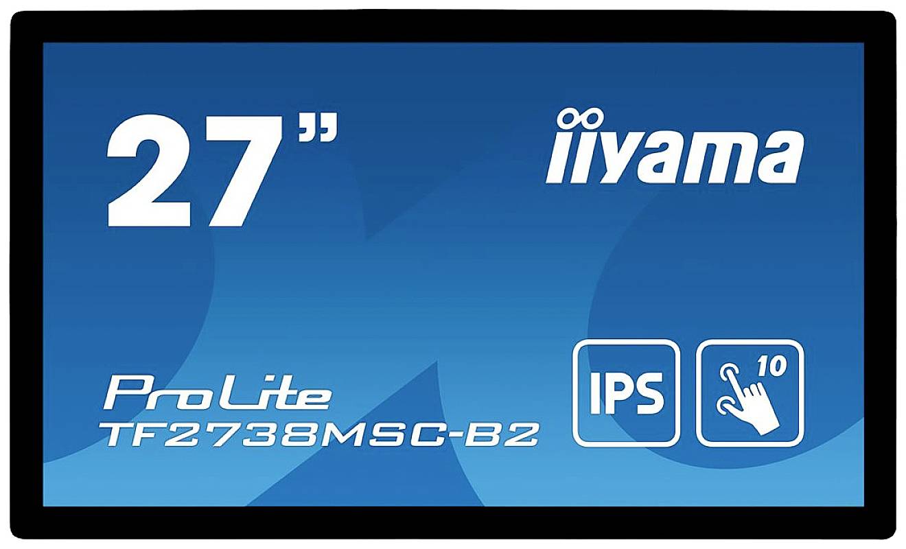 Iiyama ProLite TF2738MSC-B2 LCD-Monitor EEK F (A - G) 68.6cm (27 Zoll) 1920 x 1080 Pixel 16:9 5 ms DVI, HDMI®, DisplayPort
