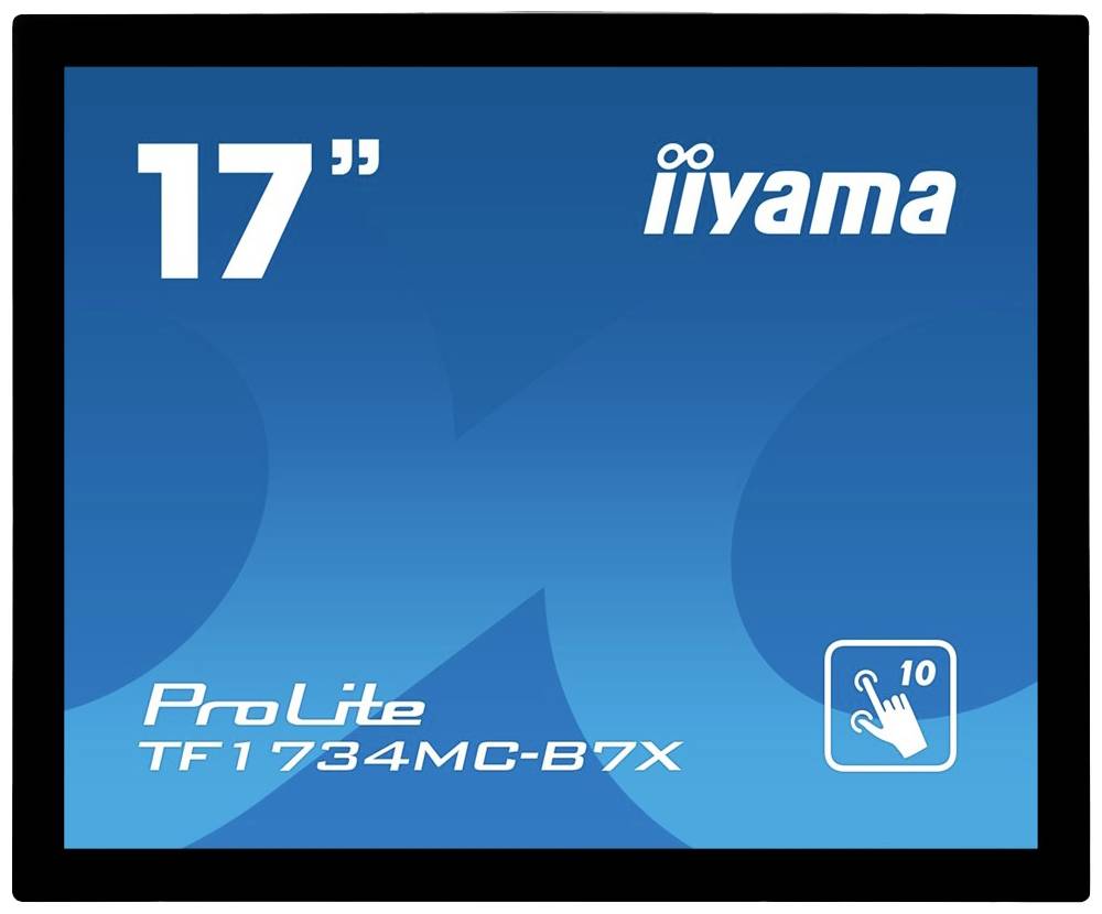 17-Zoll iiyama ProLite TFT-Monitor, Modell TF1734MC-B7X, mit 10-Punkt-Touchscreen.