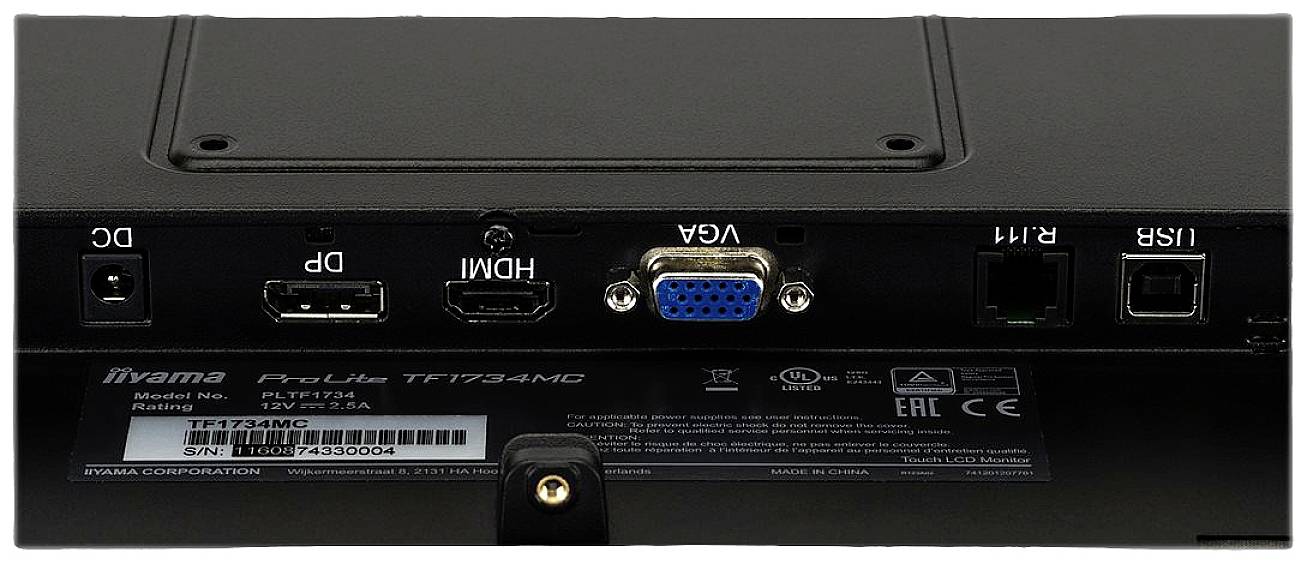 Iiyama ProLite TF1734MC-B7X LED-Monitor EEK E (A - G) 43.2 cm (17 Zoll) 1280 x 1024 Pixel 5:4 5 ms VGA, HDMI®, DisplayPort TN LED