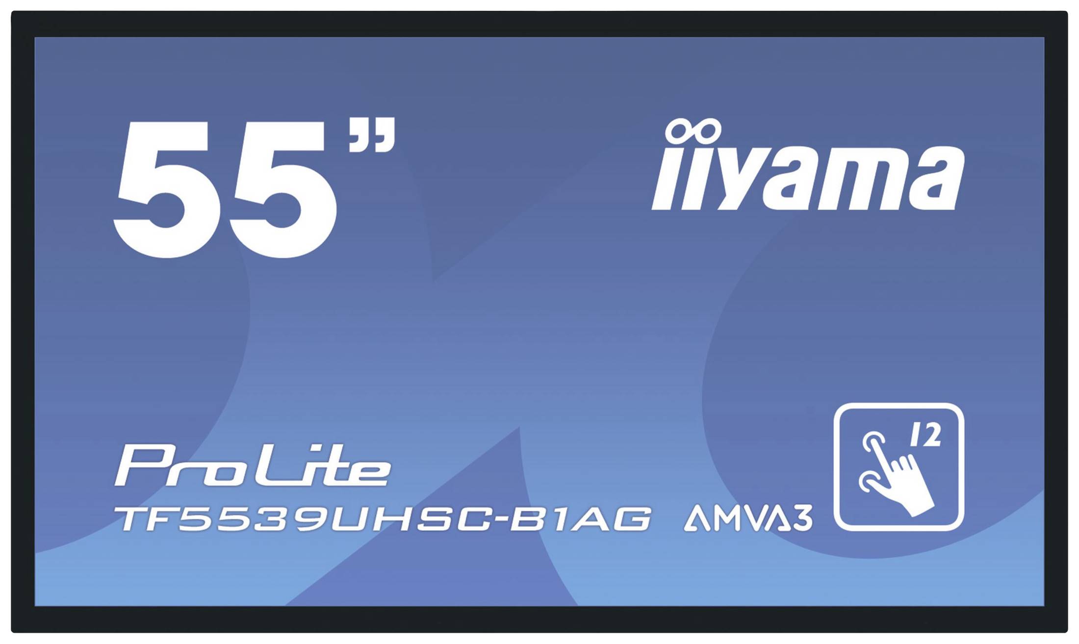 Iiyama ProLite TF5539UHSC-B1AG Large Format Display EEK: G (A - G) 139.7 cm (55 Zoll) 3840 x 2160 Pixel 24/7 Touchscreen, Lautsprecher integriert