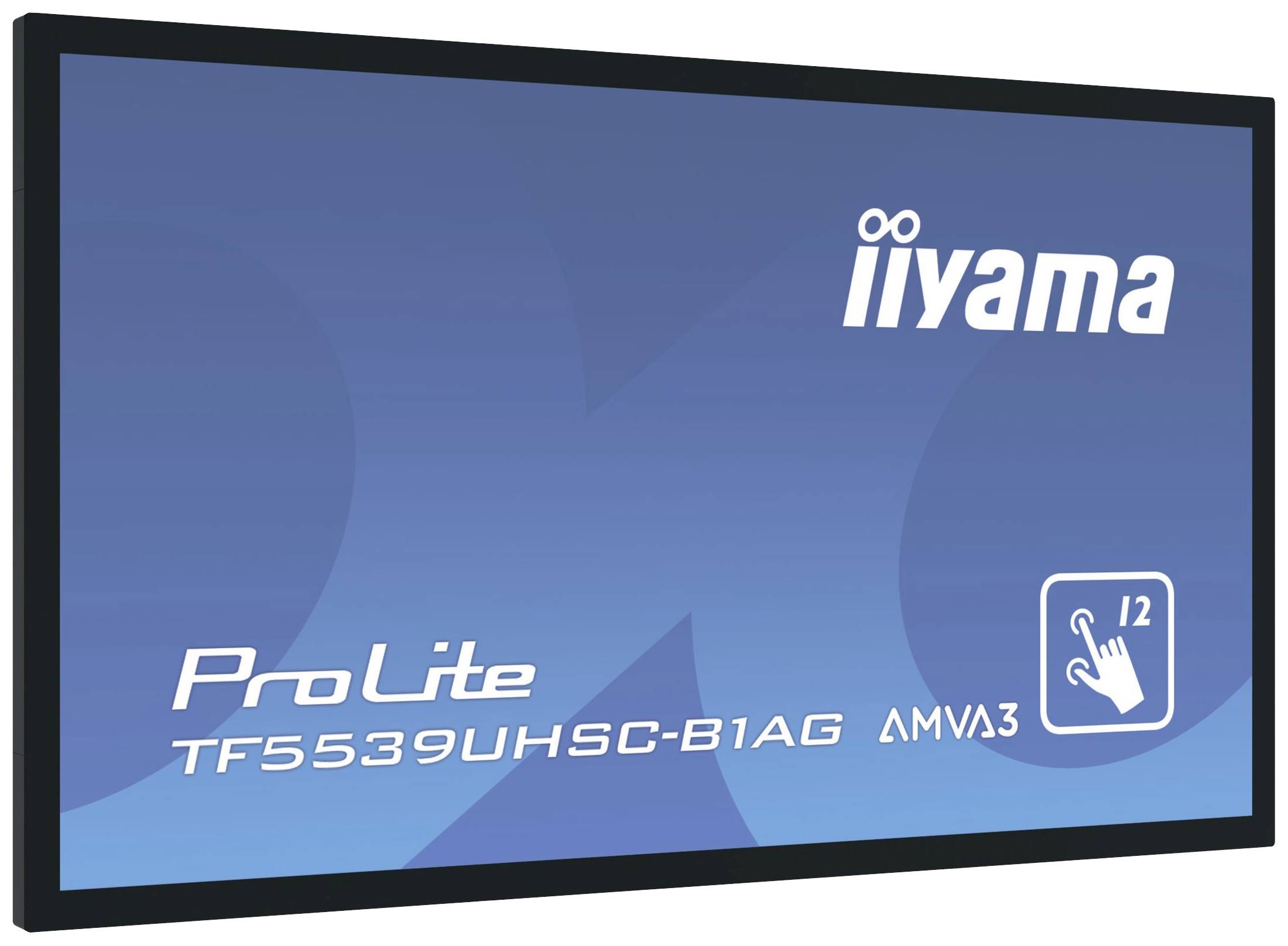 Iiyama ProLite TF5539UHSC-B1AG Large Format Display EEK: G (A - G) 139.7 cm (55 Zoll) 3840 x 2160 Pixel 24/7 Touchscreen, Lautsprecher integriert