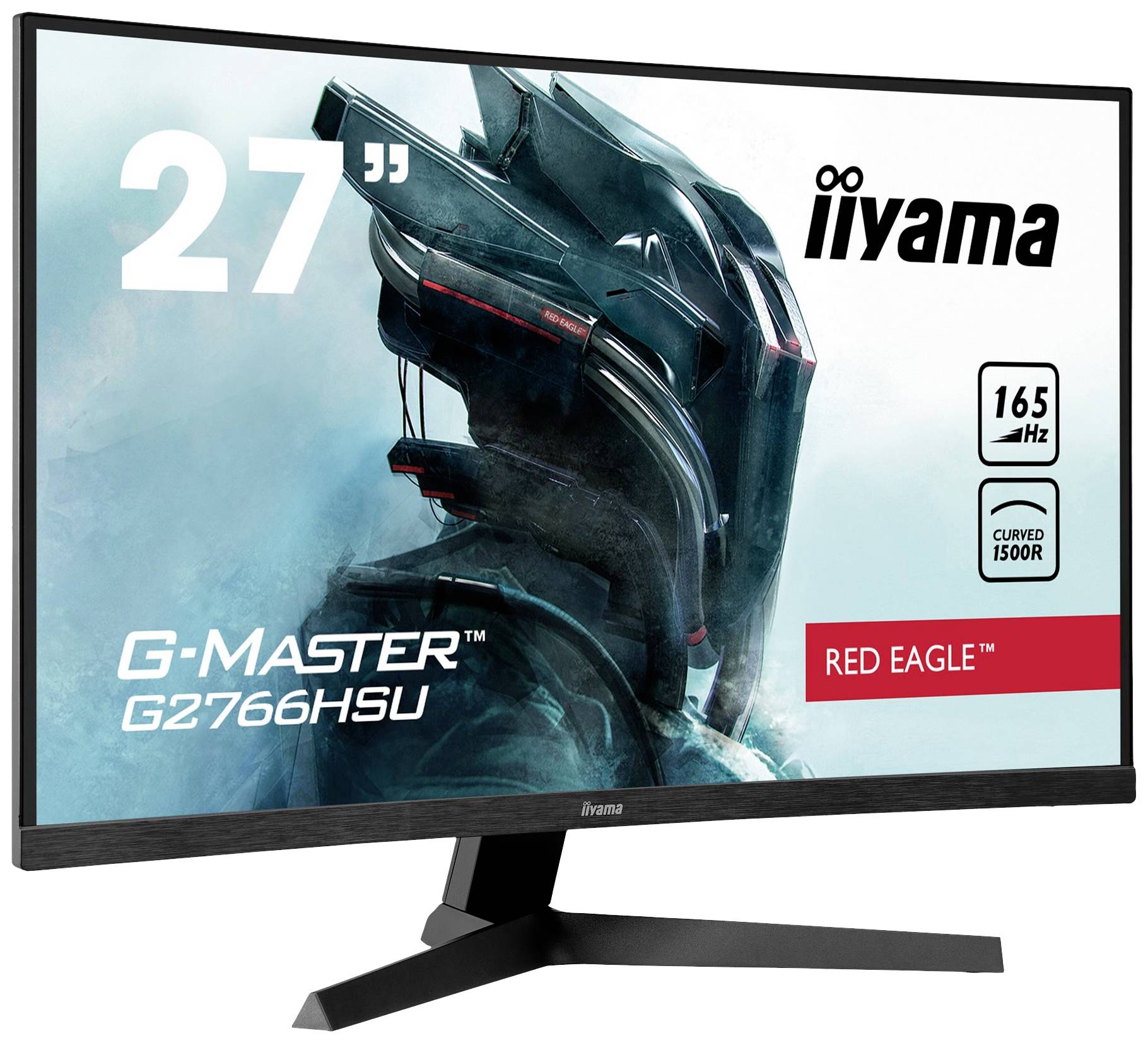 Iiyama G-MASTER Red Eagle G2766HSU-B1 Gaming Monitor EEK E (A - G) 68.6 cm (27 Zoll) 1920 x 1080 Pixel 16:9 1 ms HDMI®, DisplayPort, USB-A (USB 2.0)