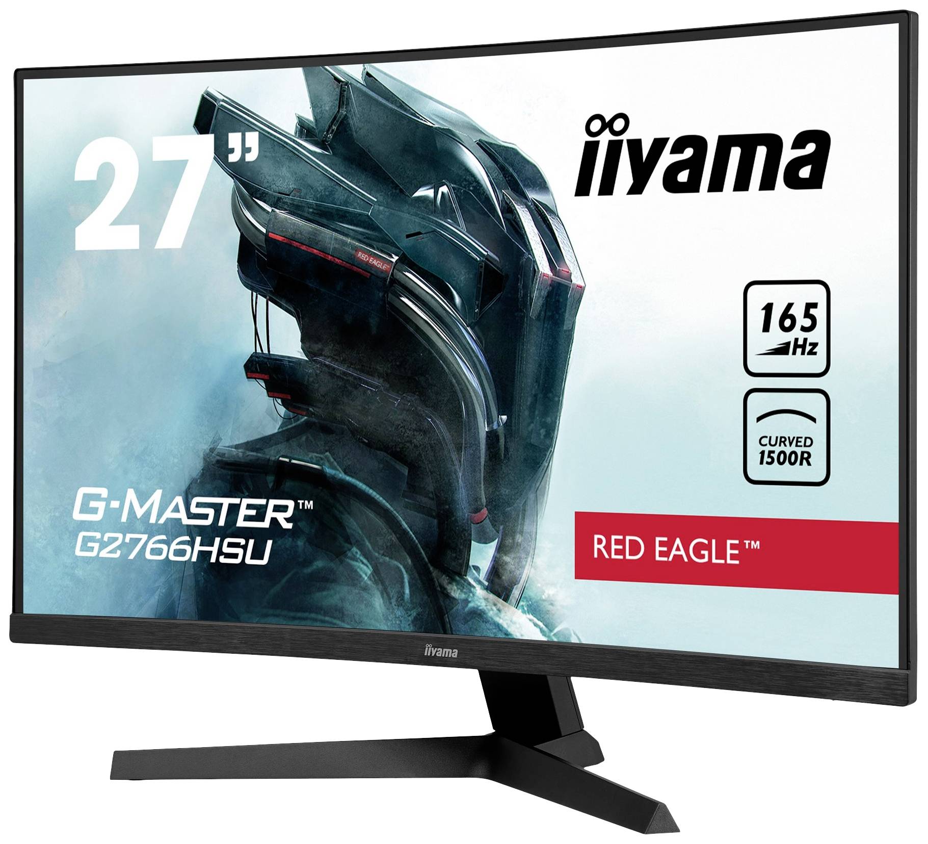 Iiyama G-MASTER Red Eagle G2766HSU-B1 Gaming Monitor EEK E (A - G) 68.6 cm (27 Zoll) 1920 x 1080 Pixel 16:9 1 ms HDMI®, DisplayPort, USB-A (USB 2.0)