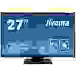 Iiyama ProLite T2754MSC-B1AG LED-Monitor EEK F (A - G) 68.6cm (27 Zoll) 1920 x 1080 Pixel 16:9 4 ms VGA, HDMI®, Audio-Line-in