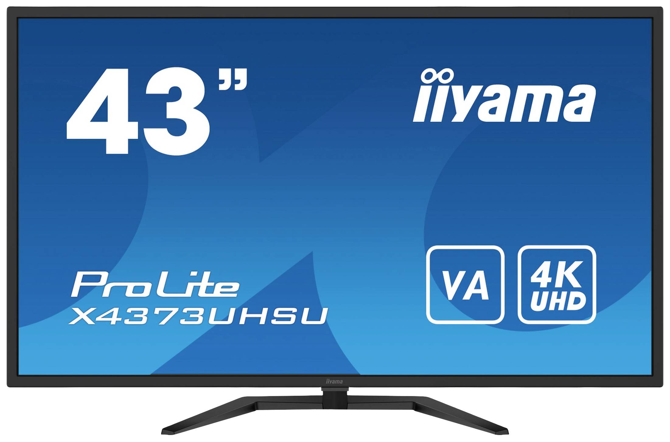 Iiyama ProLite X4373UHSU-B1 LED-Monitor EEK G (A - G) 108 cm (42.5 Zoll) 3840 x 2160 Pixel 16:9 3 ms HDMI®, DisplayPort, Mini DisplayPort, USB-A (US