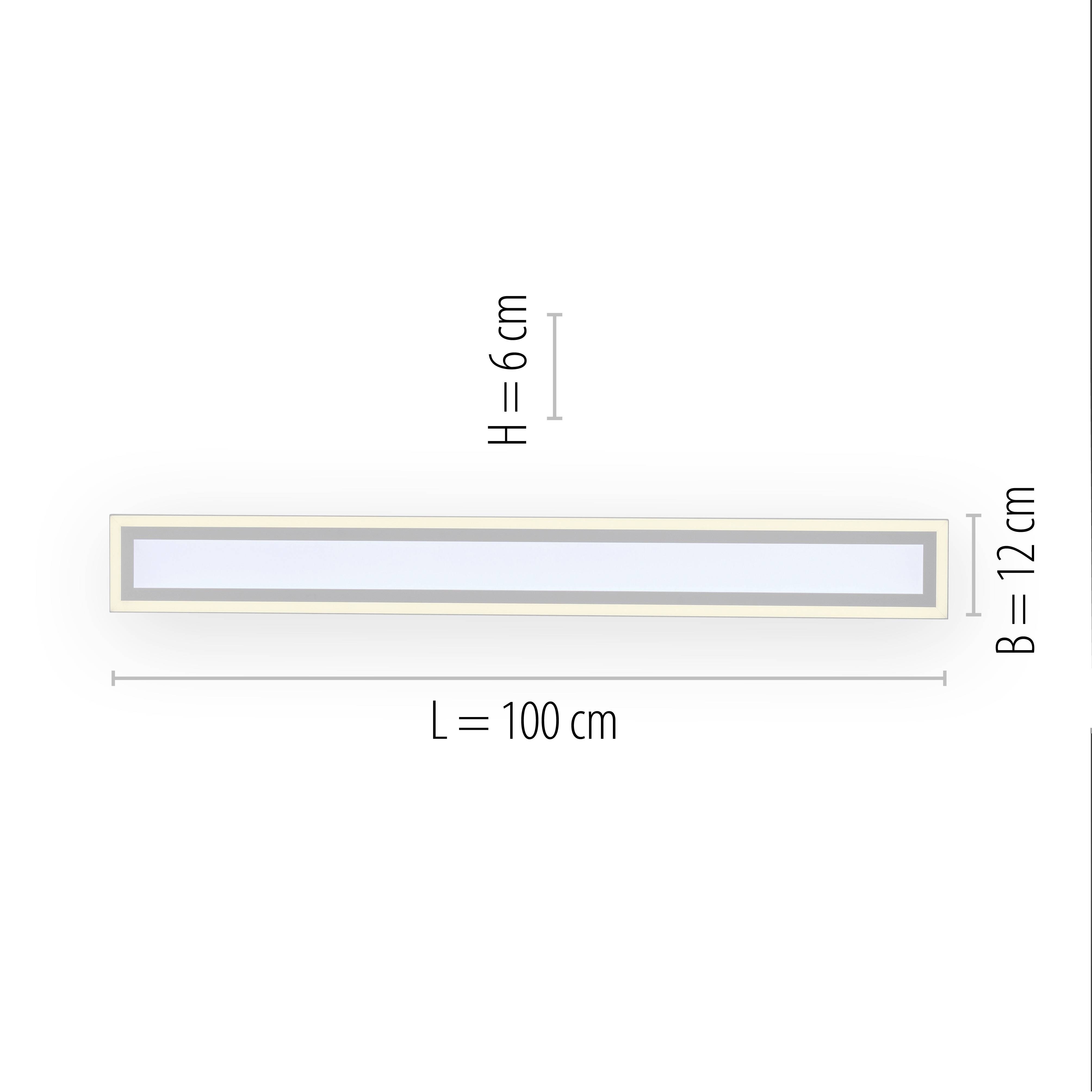 Just Light 14853-16 LED-Deckenleuchte LED 17.00 W Weiß